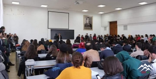 Tbilisi Dövlət Universitetində Azərbaycanlı tələbələrlə görüş keçirilib