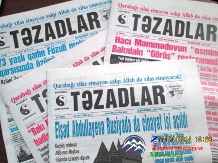 Təbrik edirik, "TƏZADLAR"!