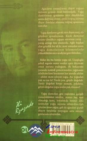 ƏLİ  RZAZADƏnin "YAĞIŞ" ROMANI haqqında düşüncələrim