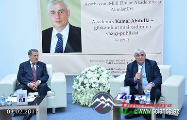 GÖRKƏMLİ YAZIÇI VƏ ALİM KAMAL ABDULLAYEVLƏ GÖRÜŞ KEÇİRİLİB