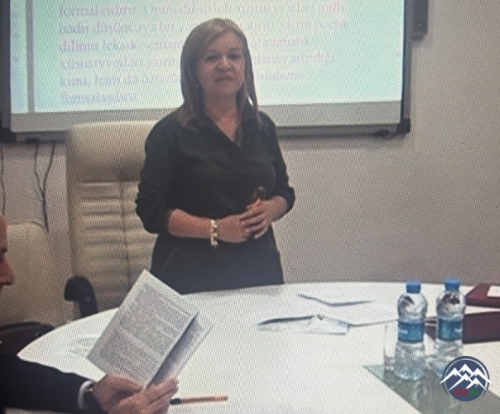 AYGÜL ÇOBANOVA DİSSERTASİYA İŞİNİ UĞURLA MÜDAFİƏ EDİB