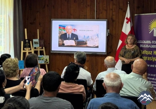 Bolnisidə akademik Mədəd Çobanovun xatirəsinə həsr olunmuş Anım tədbiri keçirilib