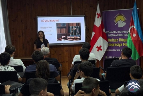 Bolnisidə gənc hüquqşünas Aida Musayeva ilə görüş keçirilib
