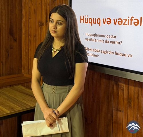 Bolnisidə gənc hüquqşünas Aida Musayeva ilə görüş keçirilib