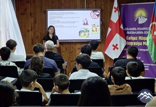 Bolnisidə gənc hüquqşünas Aida Musayeva ilə görüş keçirilib
