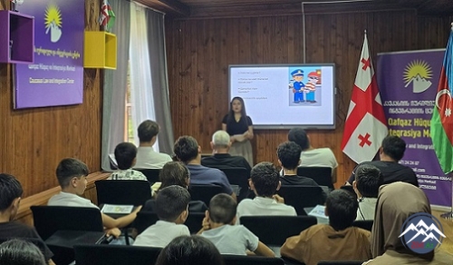 Bolnisidə gənc hüquqşünas Aida Musayeva ilə görüş keçirilib