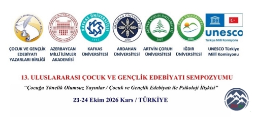 13. ULUSLARARASI ÇOCUK VE GENÇLİK EDEBİYATI SEMPOZYUMU
