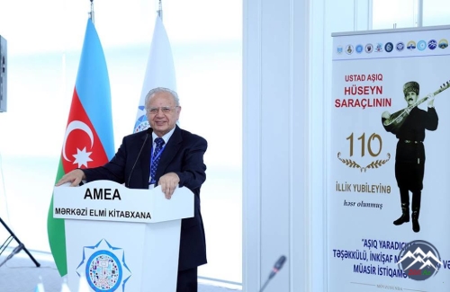 AMEA-da USTAD AŞIQ HÜSEYN SARAÇLInın 110 illik YUBİLEYİnə həsr olunan BEYNƏLXALQ ELMİ KONFRANS KEÇİRİLİB