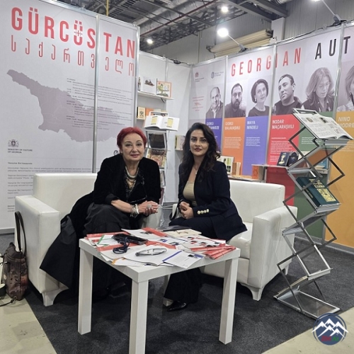 GÜRCÜSTANDA YAŞAYAN SOYDAŞLARIMIZ  XII BEYNƏLXALQ KİTAB SƏRGİSİNDƏ